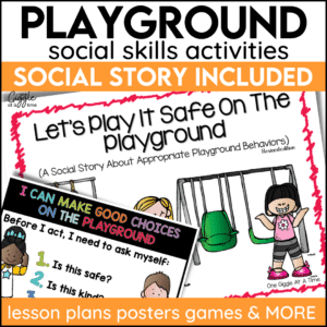 playground rules and expectations social skills activities