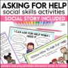 asking for help social story social skills activities