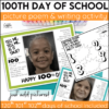 100th day of school activities picture poem and writing prompt