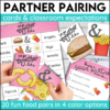 Peanut Butter & Jelly Food Partner Pairing Cards Community Building Activities