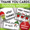 Christmas thank you cards notes