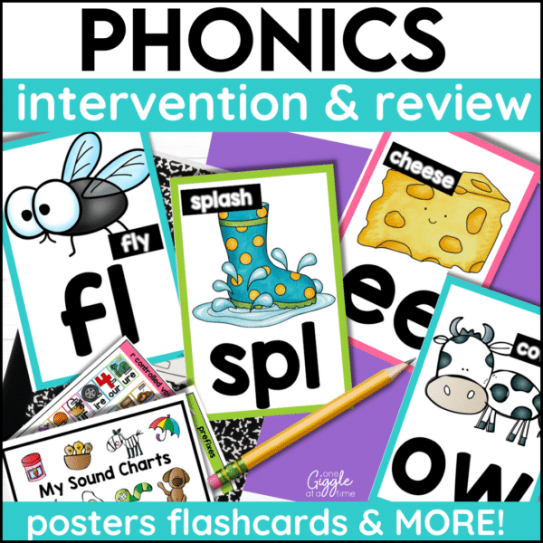 phonics intervention posters and flashcards