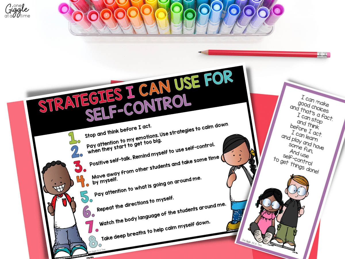 strengthen executive functioning skills with self control social skills story