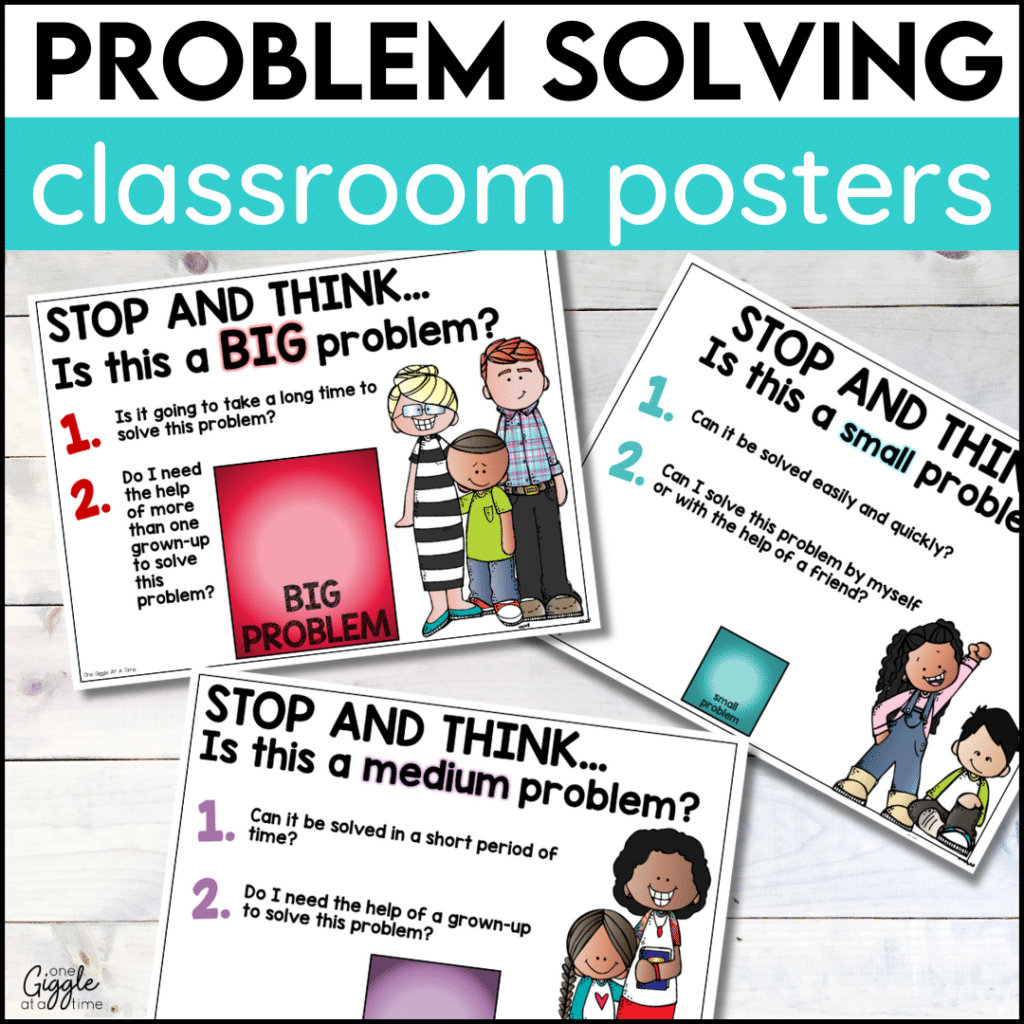 problem solving strategies classroom posters