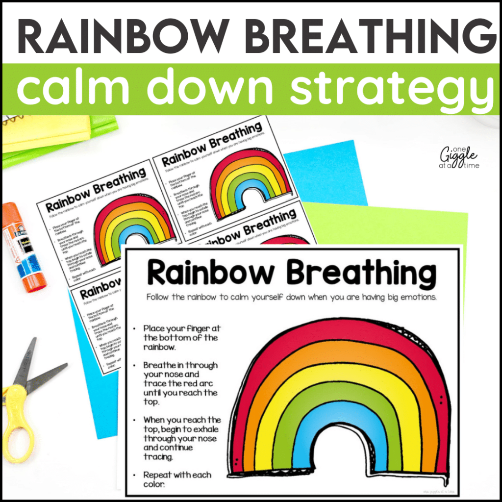 rainbow breathing calm down strategies