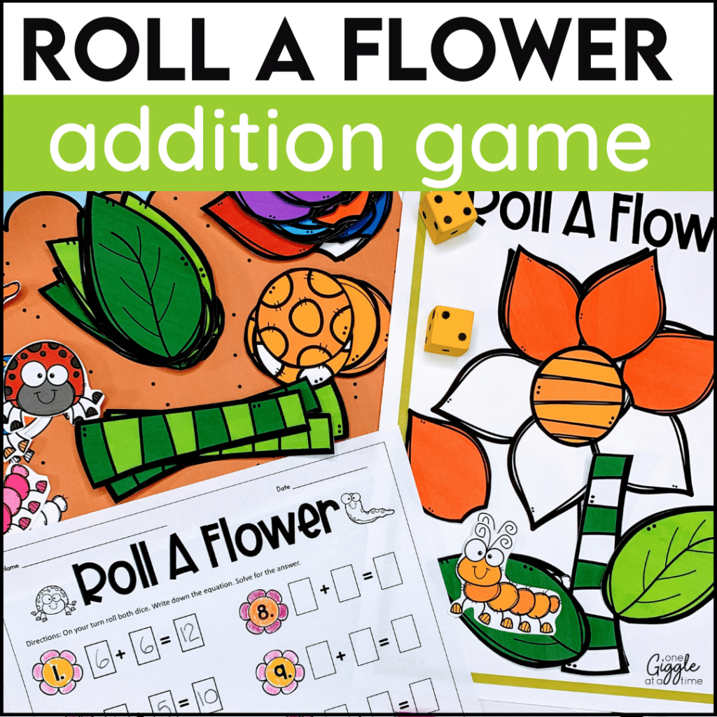 roll a flower free addition game
