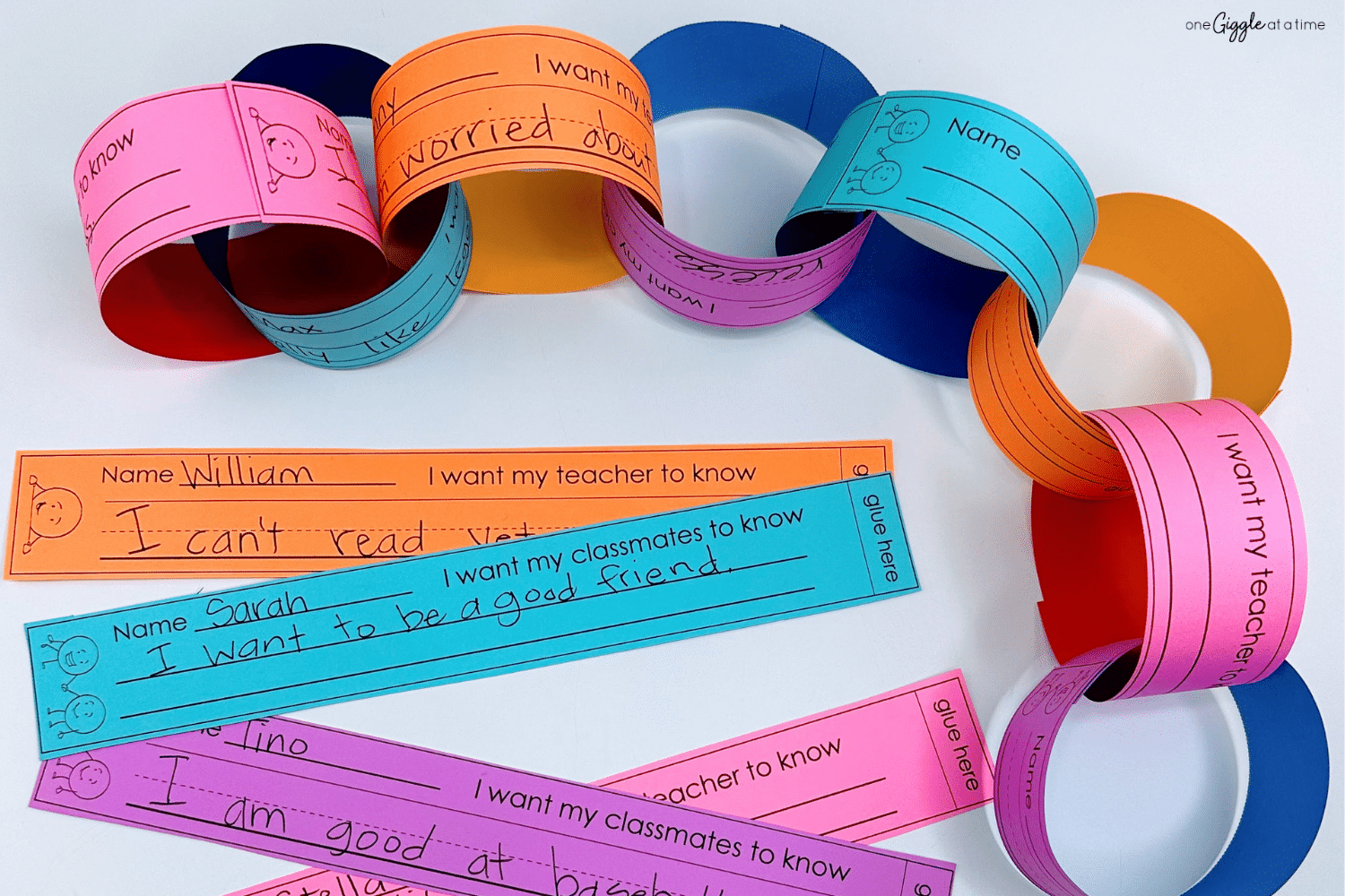 getting to know you activity chain for students