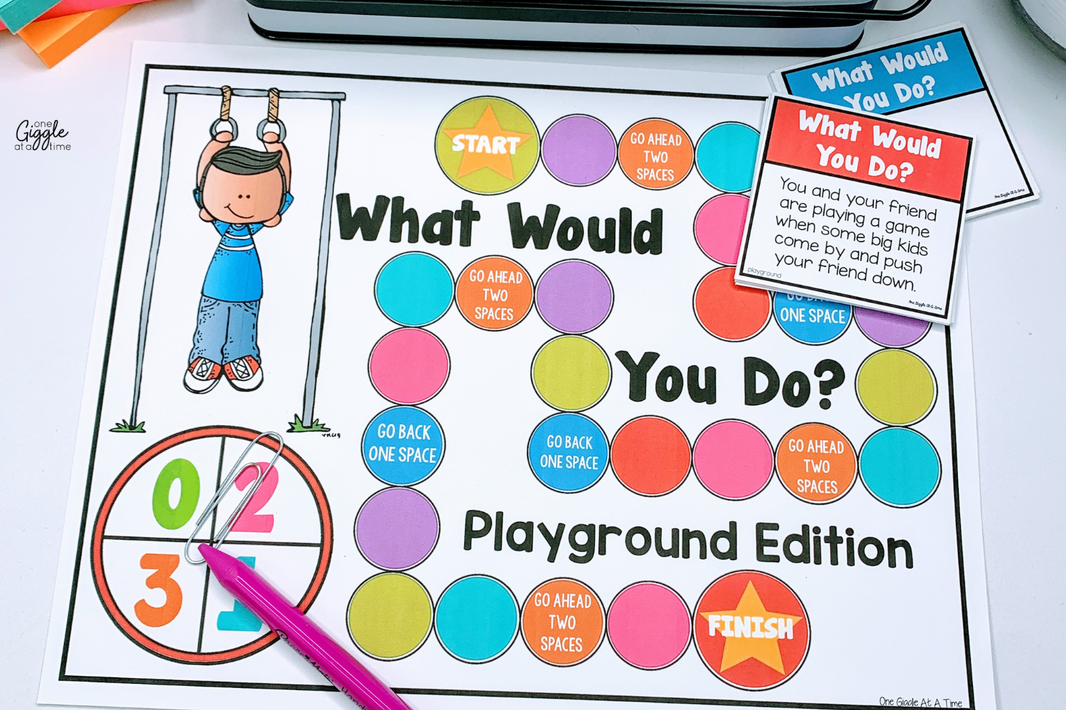 what would you do playground edition game for back to school