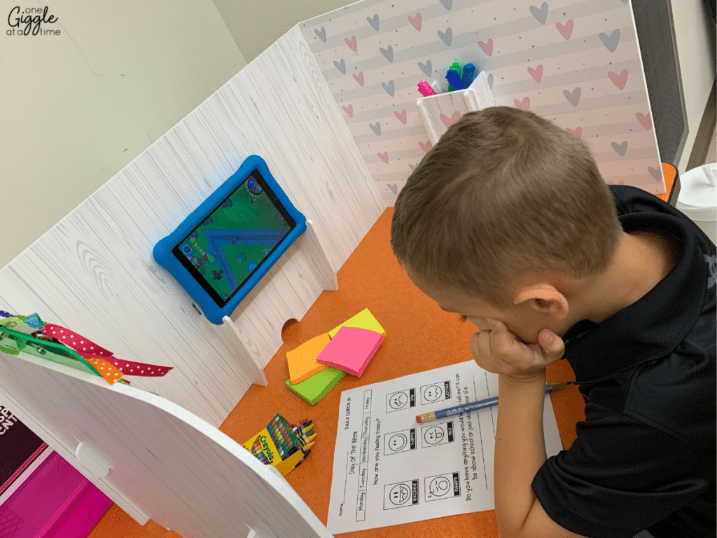 creating a homework space