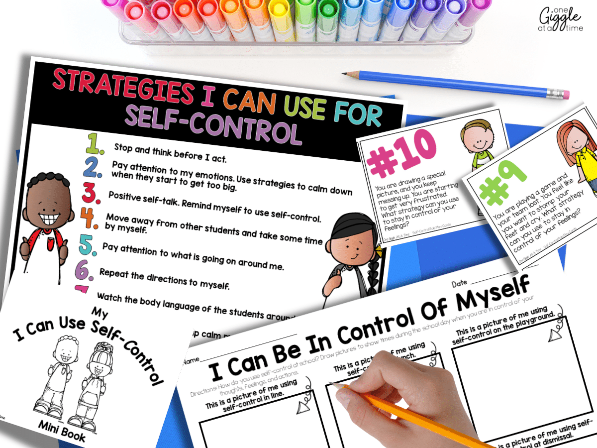 self control social skills story and activities