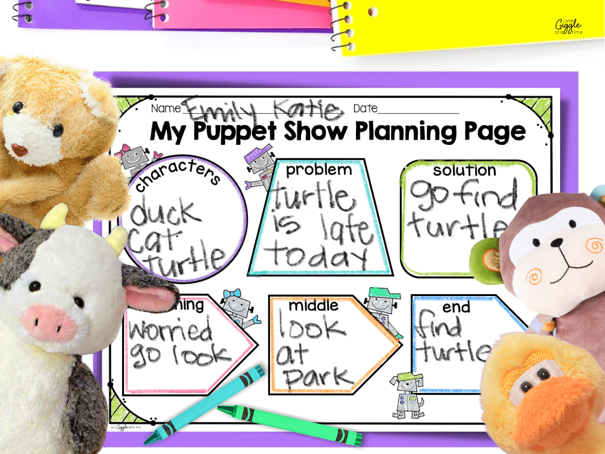 puppet show planning page freebie