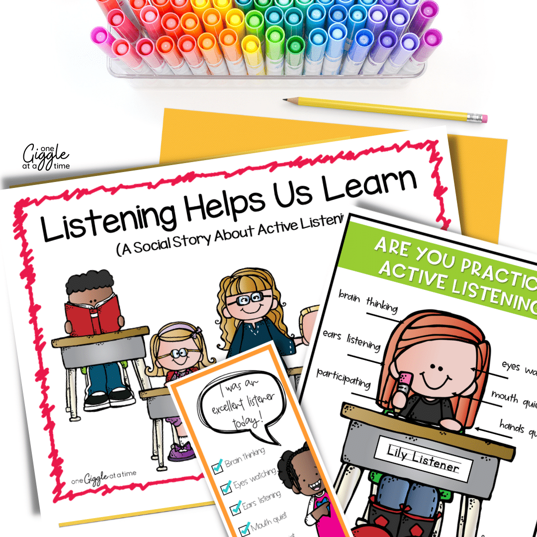 active listening skills social skills story and activities