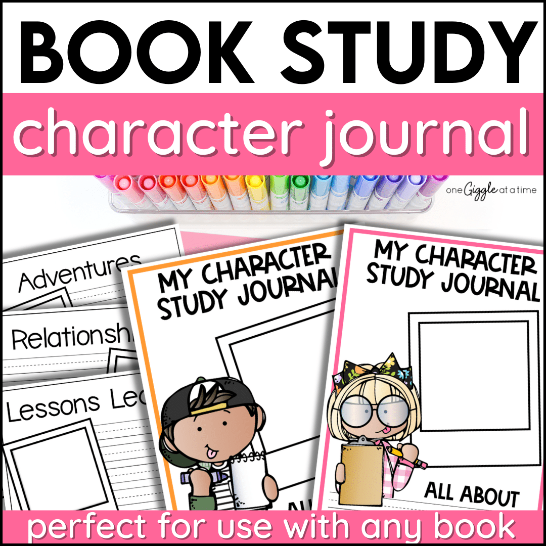 book study character journal