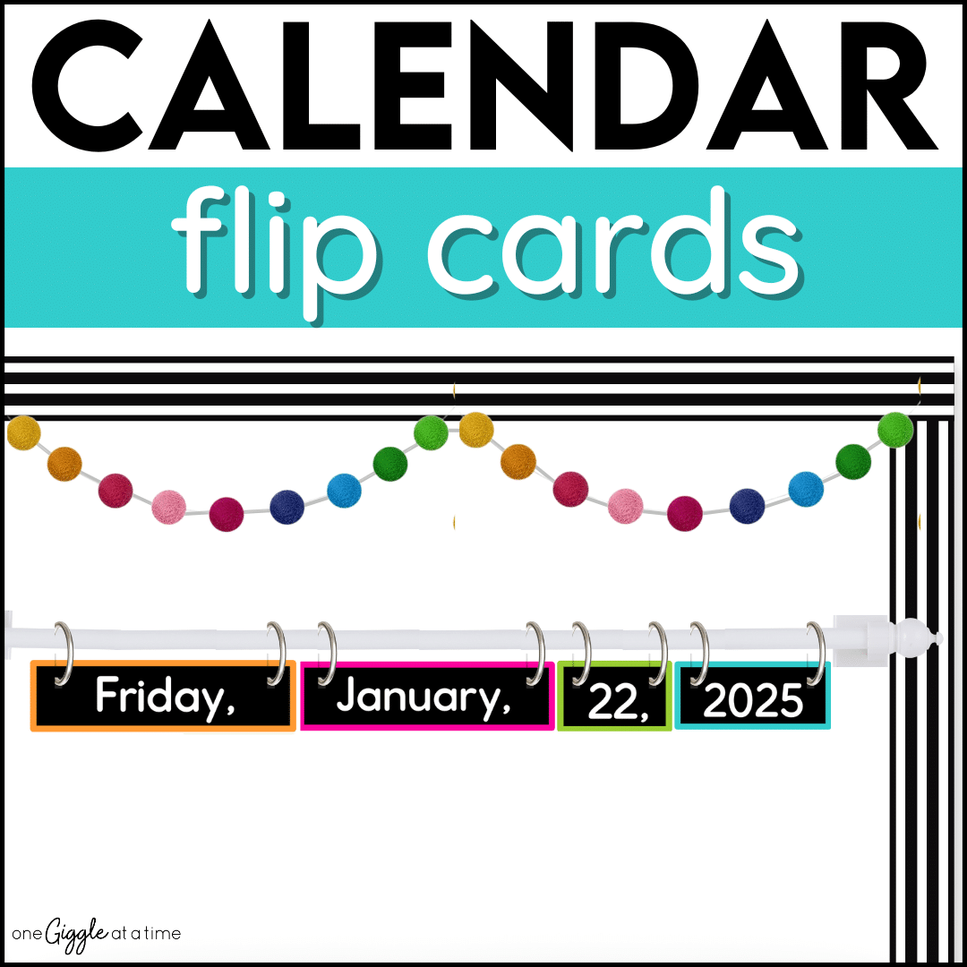 classroom flip calendar