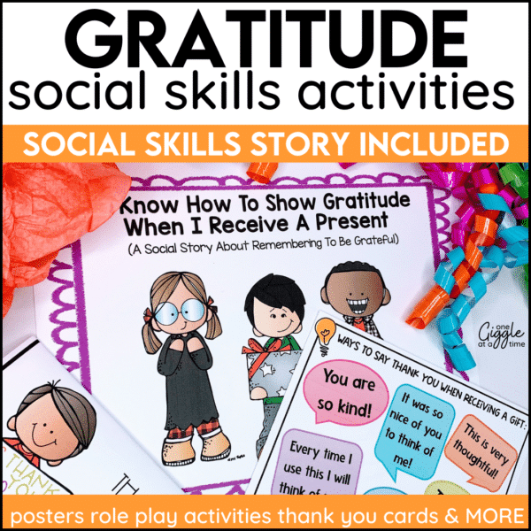 Social Skills Christmas Gratitude Activities