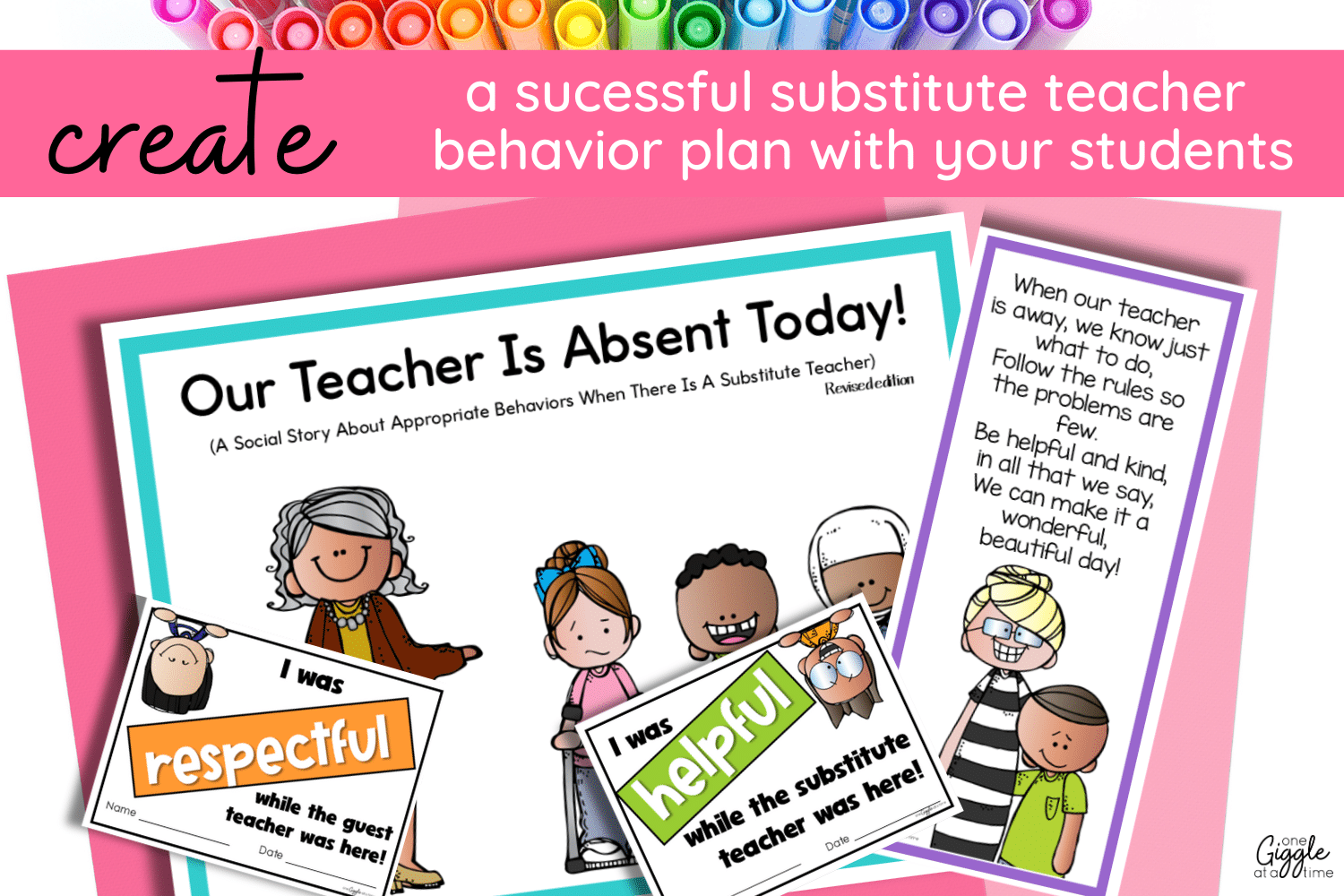 substitute teacher behavior plan