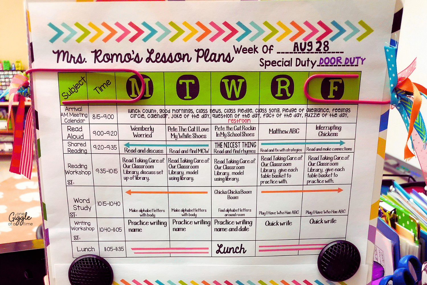 lesson plans for substitute